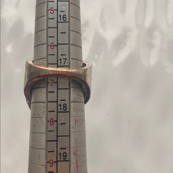 Lucky Brand Turquoise silver tone Statement Ring size 7 - Picture 7 of 9